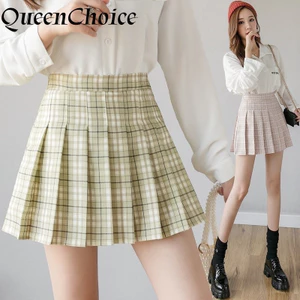 Nữ Xếp Ly Váy Cao Cấp JK Váy Nữ Kẻ Sọc Chữ A Váy Mini Nhật Bản