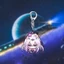 SQ11 Honkai: Star Rail Castorice Acrylic Móc Khóa Anime Dễ Thương Aventurine Mặt Dây Chuyền Cho Ba Lô Túi & Chìa Khóa