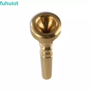 FUHUIOT Trumpet Bugle Mouth, Horn Metal Professional Trumpet Mouth, Universal 3C / 5C / 7C Phụ tùng âm nhạc dành cho người mới bắt đầu bằng đồng thau