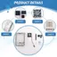 Ốp lưng Acrylic trong suốt / trong suốt & đen cho 4 Model B, có quạt làm mát cho 4B