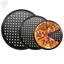 Khay nướng bánh pizza AMBU, Chảo bánh pizza đục lỗ chống dính mục đích Mupti, Dụng cụ làm bánh tròn 10 / 11 / 12 Inch bằng thép Carbon bền Dụng cụ làm bánh tròn giòn & bong bóng