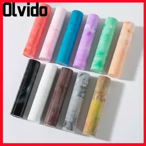 Máy phun nước hoa mini OLVIDO, Chai xịt nước hoa mini 10ML, Chai đóng chai phụ bằng đá cẩm thạch di động có thể đổ lại rỗng ngoài trời