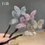 Dụng Cụ Tóc Nơ Đơn Giản Lông Tơ Bóng Đầu Phiên Bản Hàn Quốc Phụ Kiện Tóc Cô Gái Kẹp Tóc ZYTS