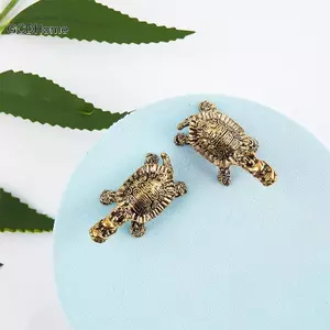 GCDHome 1 Rồng Rùa Đúc Hình Kim Loại Retro Điêu Khắc Để Bàn Trang Trí Quà Tặng HOT