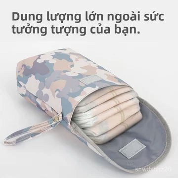 Túi đựng tã bỉm Disney đa năng, thiết kế tay xách tiện lợi, sức chứa lớn cho mẹ bỉm sữa khi ra ngoài