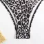PYCOU 2 Bộ Bikini Cho Nữ, Bộ Đồ Bơi Tách Mùa Hè In Hình Da Báo, Bộ Đồ Tắm Thẩm Mỹ Rỗng Gợi Cảm Phong Cách Hoạt Động Bơi lội