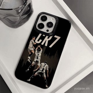 Ốp Bảo Vệ Điện Thoại Di Động Creative CR7 Cầu Thủ Bóng Đá Thích Hợp Cho iPhone 12promax 13 14 15 16 pro max xr xs 17promax 11promax 14pro 15pro Ốp Mềm Chống Sốc