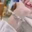 MAKY Thời Trang Hàn Quốc Giả Opal Vòng Tay Đơn Giản Mặt Dây Chuyền Vòng Tay Ins Pha Lê Hạt Mặt Trăng Mặt Dây Chuyền Vòng Tay Trang Sức Quà Tặng VN