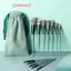 8 / 13 CÁIBộ cọ trang điểm Fluffy Professiona Kem nền mỹ phẩm Phấn mắt Kabuki Make Up Brush Dụng cụ làm đẹp Trang điểm