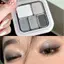 Bảng phấn mắt AFTEROF, Bảng phấn má hồng làm sáng 5 màu, Độ bão hòa thấp Matte Trang điểm mắt chống nước Highlighter dành cho nữ