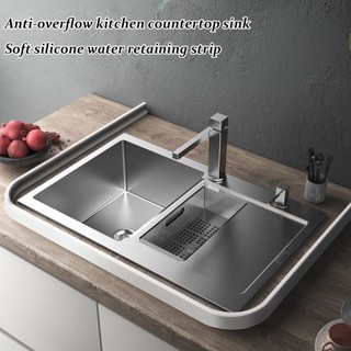 [Giao hàng từ Việt Nam] Dải giữ nước EARTHLYCO, Nút chặn nước tự dính có thể uốn cong, Đập tắm tách khô và ướt