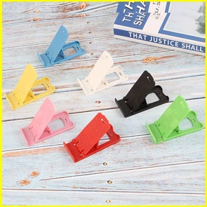 YU1 1 Chiếc Thời Trang Đa Tốc Độ Mở Đôi Nhựa Gấp Giá Đỡ Điện Thoại Di Động Màu Ngẫu Nhiên Máy Tính Bảng Đứng