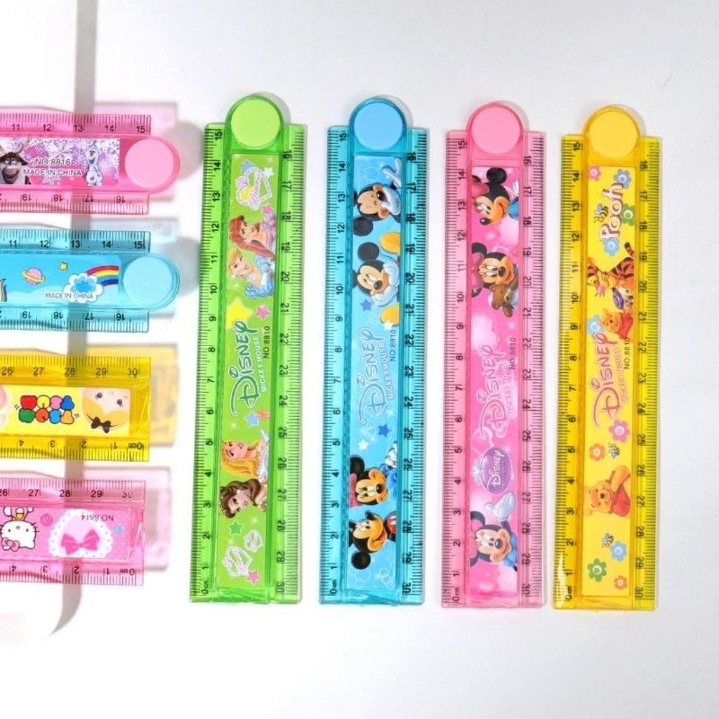 1 cây Thước nhựa gấp dài 30cm