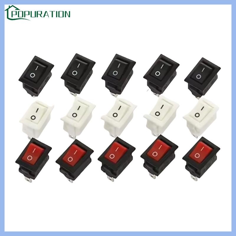POP 15 Chiếc Công Tắc Chuyển Đổi Mạnh 2 Pin 2 Vị Trí Thuyền Thiết Kế Công Tắc Nguồn Rocker