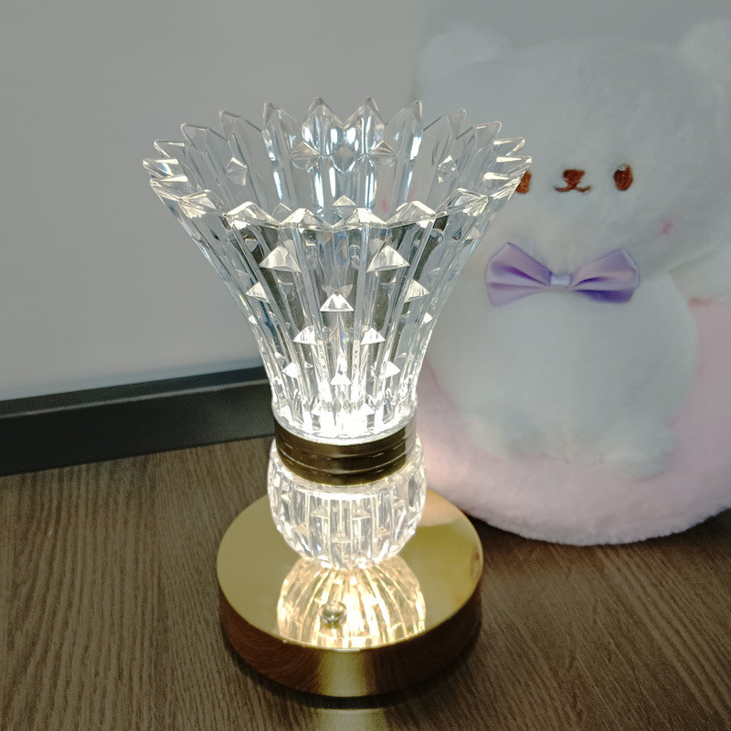 Đèn đầu giường USB sáng tạo Đèn bàn làm mờ cảm ứng Đèn ngủ LED cho phòng ngủ Phòng ngủ Đèn chiếu sáng đầu giường Trang trí đọc cảm ứng Đèn bàn LED