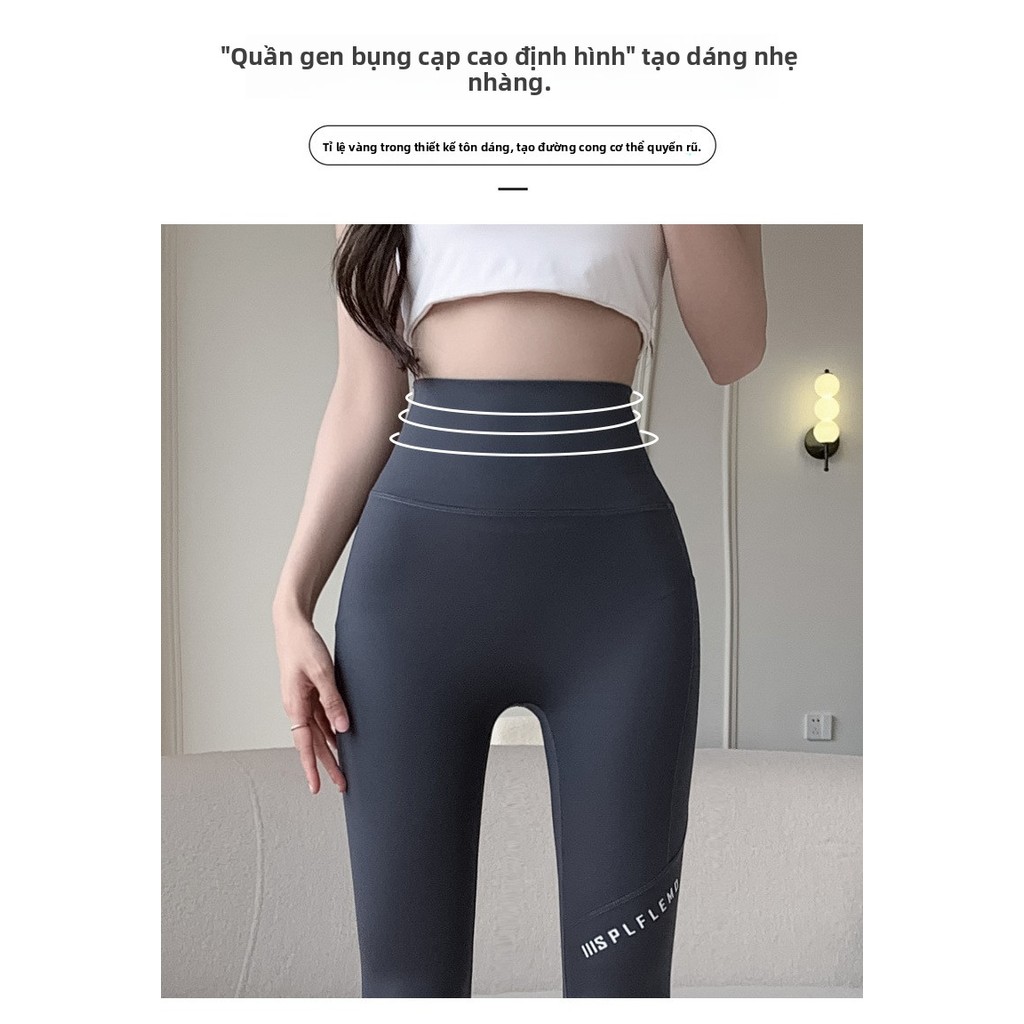 Quần Legging Nữ Có Túi Đựng - Quần Sharksuit Mặc Ngoài Hè Mỏng Nhẹ Cạp Cao Nịt Bụng Nâng Mông - Quần Yoga, Đạp Xe, Thể Thao, Bảo Mẫu