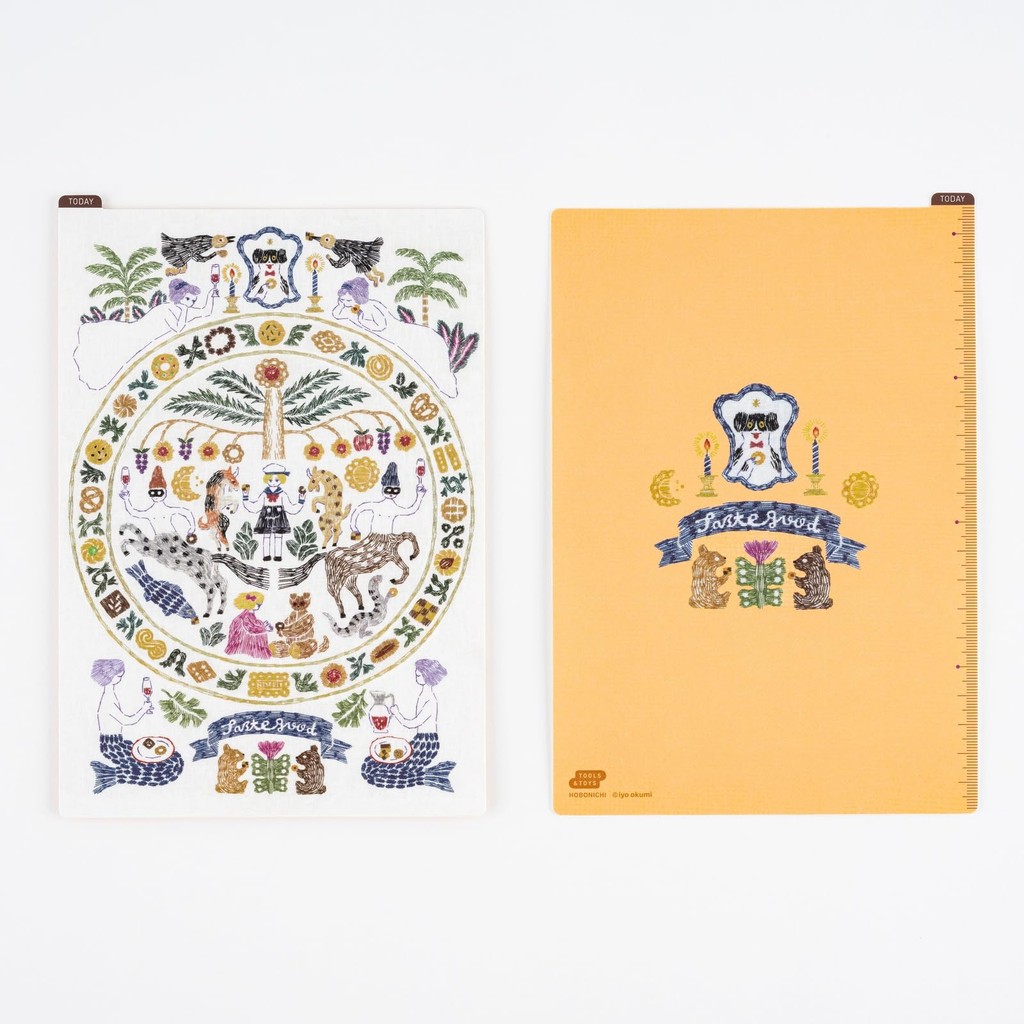 Iyo Okumi / Hobonichi Stencil HAPPY TEA TIME (Original Size for Pot Shelf) ㅤDirect From Japan