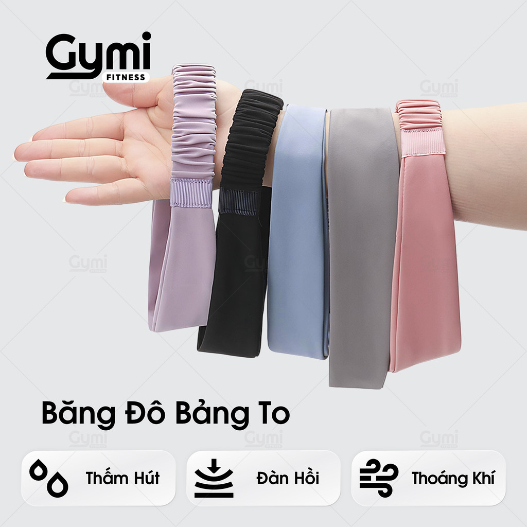 Băng Đô Thể Thao Nữ Co Giãn Thoáng Mát Thấm Hút Mồ Hôi - Phụ Kiện Gym Yoga Chạy Bộ - Băng Đô 02 - BangDo02
