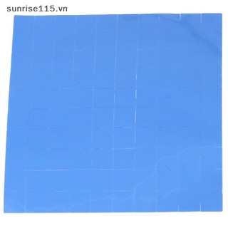 SRVN 100 Cái 10 * 10 * 0.5mm Tấm lót nhiệt GPU CPU Tản nhiệt Làm mát Tấm silicon dẫn điện.