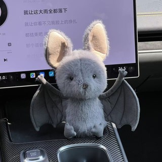 Halloween Upside Down Bat Sang Trọng Búp Bê Mặt Dây Chuyền Không Khí Trang Trí Dễ Thương Little Bat Cotton Búp Bê Ngủ Búp Bê