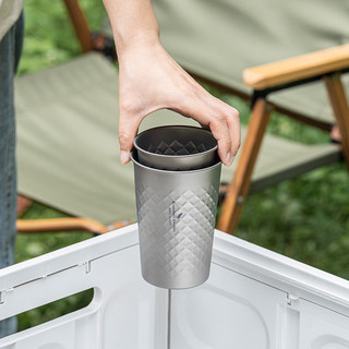 Boundless Voyage TA1 Cốc Titan Có Thể Xếp Chồng Kim Loại Cốc Uống Nước Bia Có Thể Tái Sử Dụng Cho Gia Đình, Tiệc, Cắm Trại Ti3047D-48D