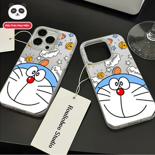 Ốp Lưng iPhone Hình Mèo Xanh Dễ Thương - Tương Thích 16/15/14/13/12/11 Pro Max, XS Max, X