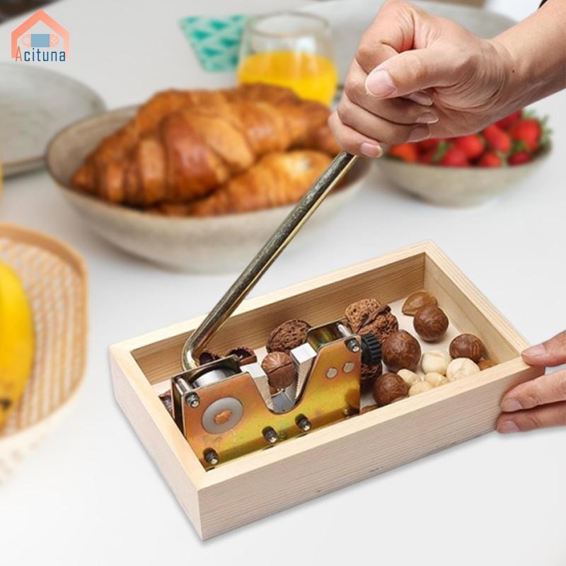 Acutuna Macadamia Dụng cụ mở Sheller Chestnut Clip Tiện ích nhà bếp đa chức năng