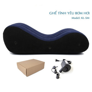 [Che tên] Ghế tình yêu bơm hơi cao cấp KL-SM kèm bơm điện, Ghế bơm hơi tình yêu chữ S Lazy Sofa cao cấp- YTẾ PHƯƠNG ĐÔNG