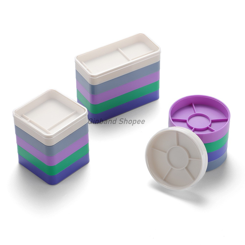Hộp lưu trữ 5 lớp Công cụ sửa chữa đồng hồ Bộ phận đồng hồ Hộp lưu trữ Dụng cụ đồng hồ cho chuyển động thành phần vít