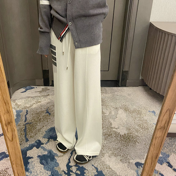 thombrowne 9333Side Four-Bar Straight-Leg Pants