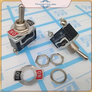 POWER E-TEN1021 Auto Toggle Boat Marine Heavy Duty Toggle Flick W / Vỏ chống nước BẬT / TẮT Car Dash Metal SPST Terminal.
