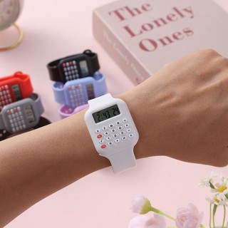 [COD] Đồng hồ tính Micro OAKANDME, Máy tính kỹ thuật số điện tử đa chức năng hiển thị ngày, Đồng hồ điện tử thể thao hoạt hình sáng tạo Bé trai Bé gái