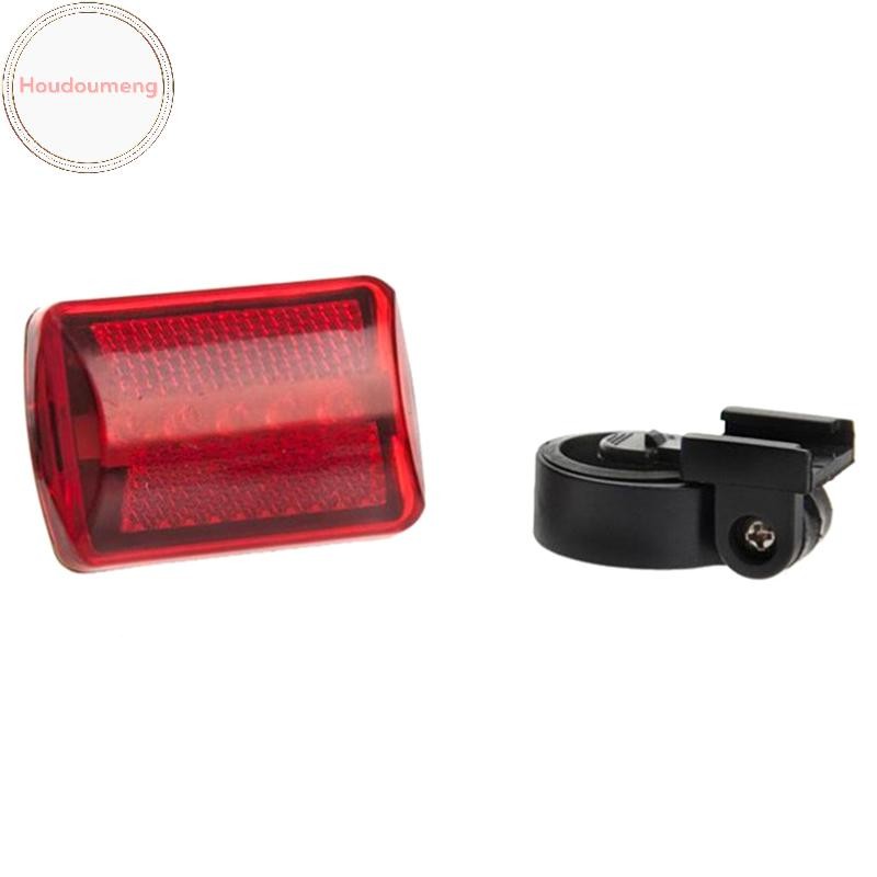 Đèn hậu xe đạp màu đỏ Hodou 5 LED nhấp nháy, chạy pin AA, an toàn ban đêm, đèn cảnh báo VN