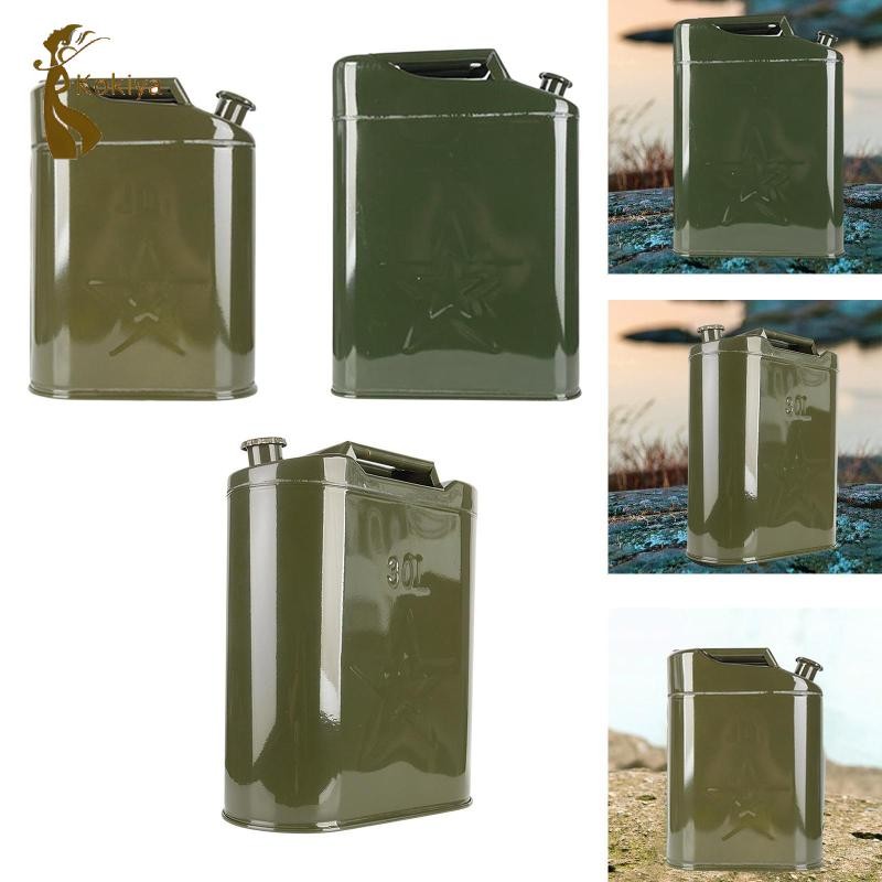 Bình xăng Jerry Can Dầu Chất Lỏng Bảo Quản Hộp Đựng Nhiên Liệu Đa Năng Cho Overland Xe Máy Off Road SUV