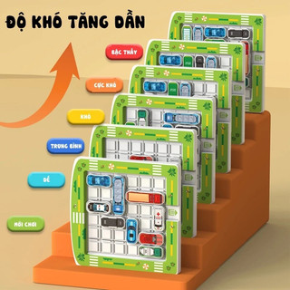 【BabyJoy】Bộ Đồ Chơi Giải Đố Mê Cung Bãi Đỗ Xe,Đồ chơi xếp hình giải đố mê cung xe ô tô thông minh có nam