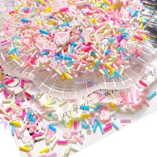 Hỗn Hợp Mềm Gốm Tấm Pha Lê Epoxy Tay Làm Bóng DIY Chất Liệu Làm Đầy Mô Phỏng Kem Keo Dán Gai Dầu Làm Đầy