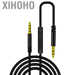 Xihoho Cáp âm thanh Xihoho 3,5mm tích hợp trong mic nam để có độ bền cho xe điện thoại (màu đỏ)