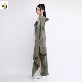 CÁNH RƠI 2 màu nửa kính )Sơn Thuỷ áo mưa trong suốt nửa trước, tiện lợi quan sát, chở trẻ em phía trước, siêu rộng