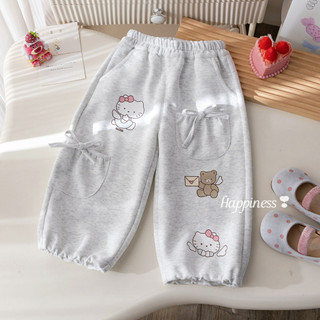 Mùa Thu Phong Cách Mới Bé Gái Thường Ngày Hoạt Hình Dễ Thương In Quần Nỉ Nữ Bé Phong Cách Hàn Quốc Thời Trang Mồ Hôi
