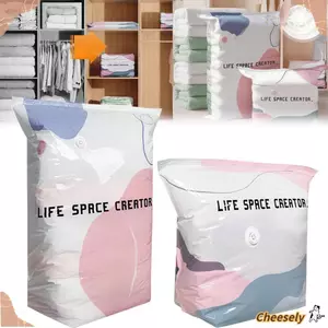 Túi lưu trữ chân không CHEESELY, Túi hút chân không tiết kiệm không gian nén, Máy ép & niêm phong có thể tái sử dụng & túi niêm phong Lưu trữ di chuyển
