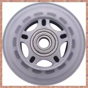 Giày trượt băng 608ZZ Vòng bi Bánh xe trượt băng nội tuyến Màu xám trong suốt (R F C V)