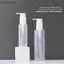 AA 100ml 200ml Mài Phẳng Vai Lotion Chai Rỗng Lotion Báo Chí Bơm Chai Du Lịch Hộp Đựng Mỹ Phẩm Trong Suốt VN