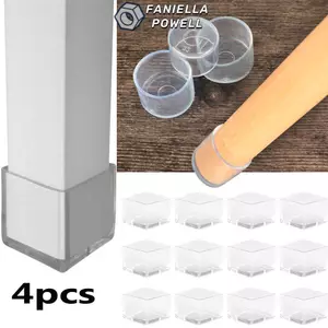FANIELLAPOWELL 4 Cái / bộ Đồ Nội Thất Chân Cốc Bàn Đáy Tròn Miếng Lót Silicon