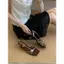 TT Dây Đeo Bằng Giày Sandal Mũi Mở Nữ 2026 Phong Cách Mới Mũi Vuông Dày Tính Khí Dép Dép Dép Tính Khí Da Thật Có Trượt Tuyết