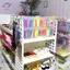 HFTOY 1 Bộ Nhà búp bê Mini di động Hộp đất sét siêu nhẹ 8 màu Mô hình Nhà búp bê Hộp cầm tay Đạo cụ trang trí Phụ kiện cảnh thu nhỏ ~