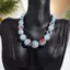 AA Lớn Vintage Gốm Đính Hạt Nelace Dành Cho Nữ Handmade Dài Có Thể Điều Chỉnh Boho Phong Cách Dân Tộc Trang Sức VN