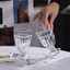 Ánh Sáng Pháp Phong Cách Sang Trọng Retro Kính Nổi Champagne Thủy Tinh Rượu Vang Đỏ Ly La Mã Thanh Cốc Cao Giá Trị Phương Tây Ly Rượu E1SW