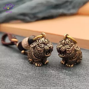 HFTOY Kim Loại Đồng Hổ Móc Chìa Khóa DIY Treo Phụ Kiện Trang Sức Các Bức Tượng Nhỏ Động Vật ~