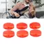 Guansfs Núm điều chỉnh đàn guitar acoustic Dễ dàng lắp đặt bằng điện Tay cầm thoải mái 6 chiếc di động để biểu diễn (Trắng)