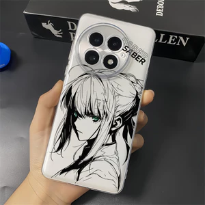 Ốp điện thoại TPU mềm trong suốt "Sabre" cho Oneplus Ace 6 6T / 15 13 13R 13T 12 12R 11 Ace 5 Pro Ace 3 3V 2V Nord 5 / Bảo vệ Camera Vỏ chống sốc One plus